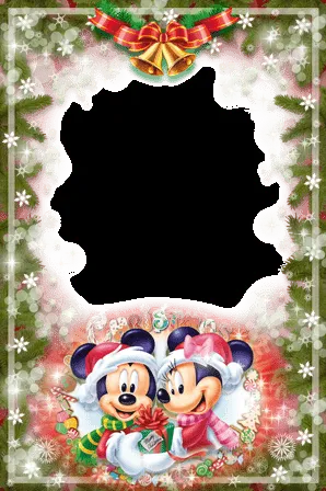 Photo frames. Christmas with Mickey and Minnie Photo frames. Christmas with Mickey and Minnie