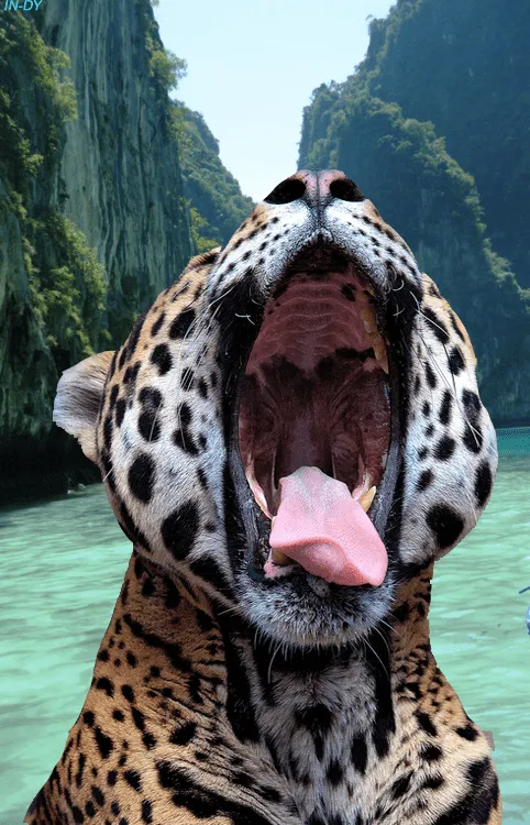 photography animals hipster animal water colourful ocean teeth ...