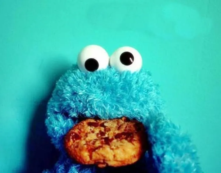 Elmo y comegalletas caricatura - Imagui