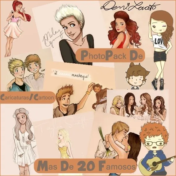 PhotoPack Caricaturas/Cartoon (Diversos Famosos) by MartiSmiler on ...