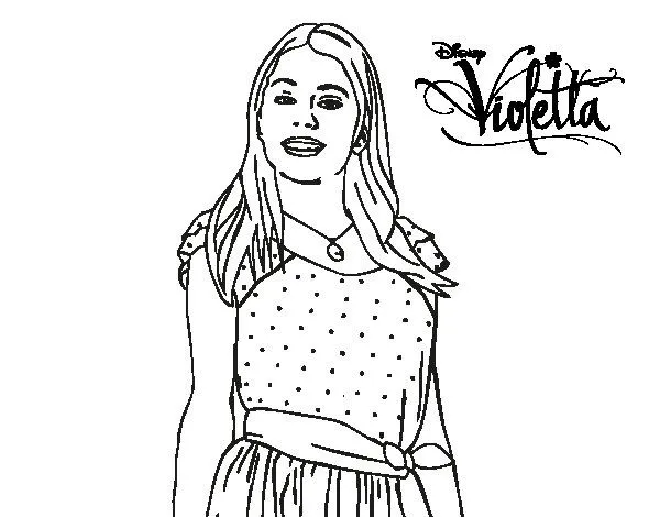 Photos dessin violetta a imprimer en couleur page 7