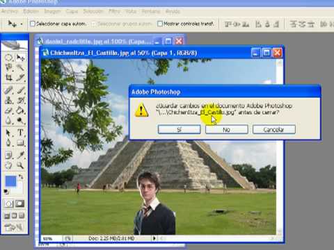 Photoshop Tutorial Video - Cómo hacer un montaje con Photoshop Photoshop Tutorial Video - Cómo hacer un montaje con Photoshop