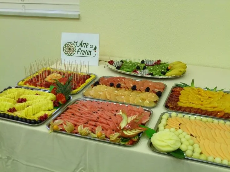 Picadas de frutas on Pinterest | Buffet, Babyshower and Dia De