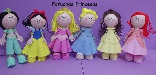 Fofuchas de las princesas de Disney - Imagui Fofuchas de las princesas de Disney - Imagui