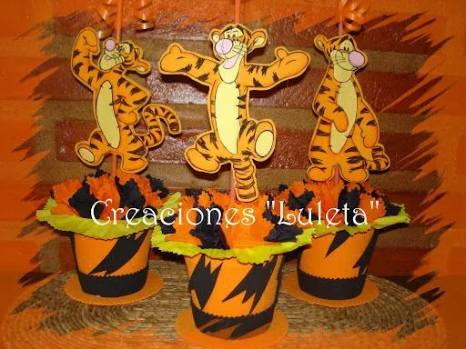 Centro de mesa de tigger - Imagui