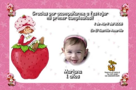 Imagen de tarjetas de invitación para imprimir gratis de fresita ... Imagen de tarjetas de invitación para imprimir gratis de fresita ...