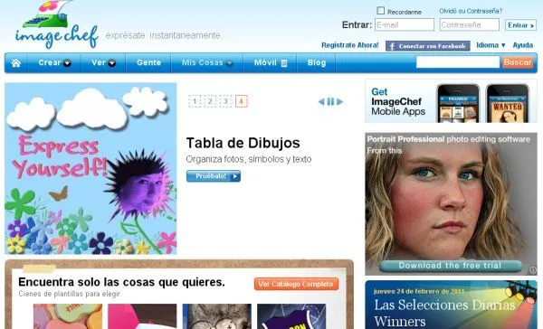 ImageChef, Crea imágenes animadas y originales online - Soft & Apps
