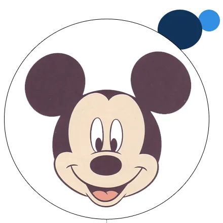 Pics For > Mickey Mouse Face Outline