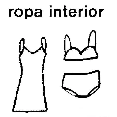 Pictogramas de ropa
