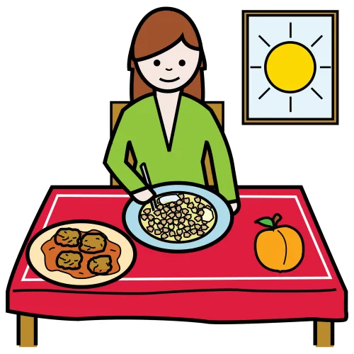 Pictosonidos: Aprendo a comer