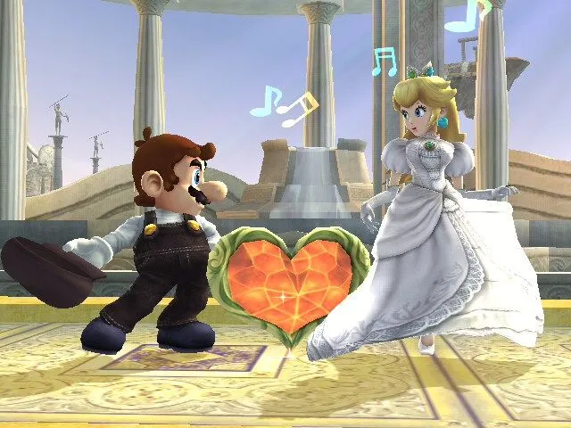 Picture number 3 is Mario and Peach dancing together for the first ... Picture number 3 is Mario and Peach dancing together for the first ...
