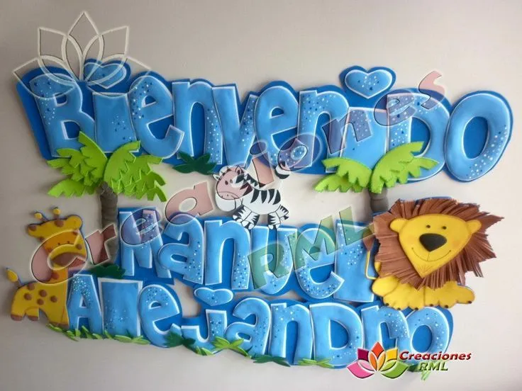 Pictures Letreros En Foami Para Baby Showers Y Nacimientos Bsf 90 ...