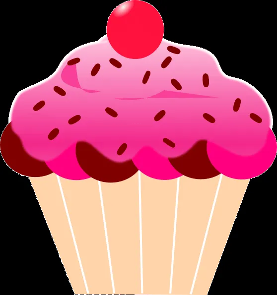Pink Cupcake Clip Art at Clker.com - vector clip art online ... Pink Cupcake Clip Art at Clker.com - vector clip art online ...