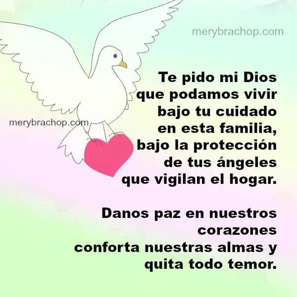 Te Pido mi Dios que nos des tu Protección. Oración para la noche o ...