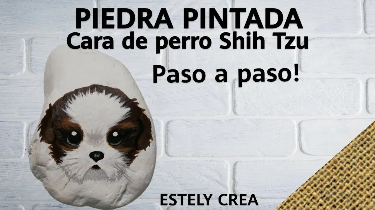 PIEDRA PINTADA PASO A PASO.Hermosa y fácil! - YouTube PIEDRA PINTADA PASO A PASO.Hermosa y fácil! - YouTube
