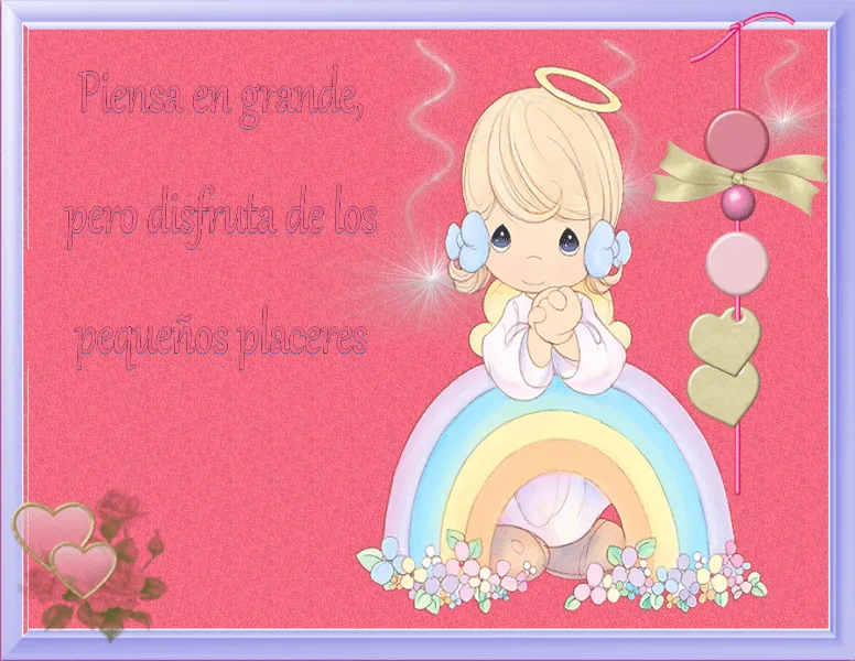 piensa en grande pero difruta de los pequeños placeres | Gotitas ...