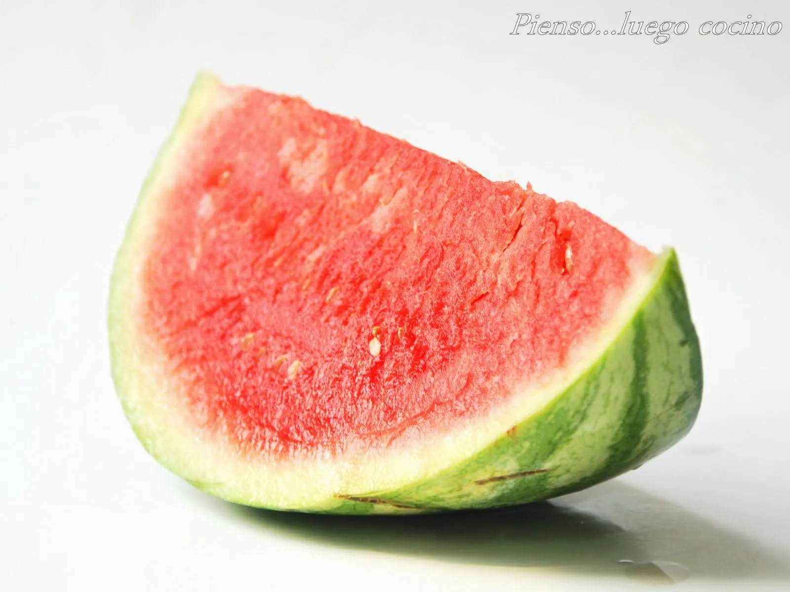 Pienso...luego cocino: Sandía
