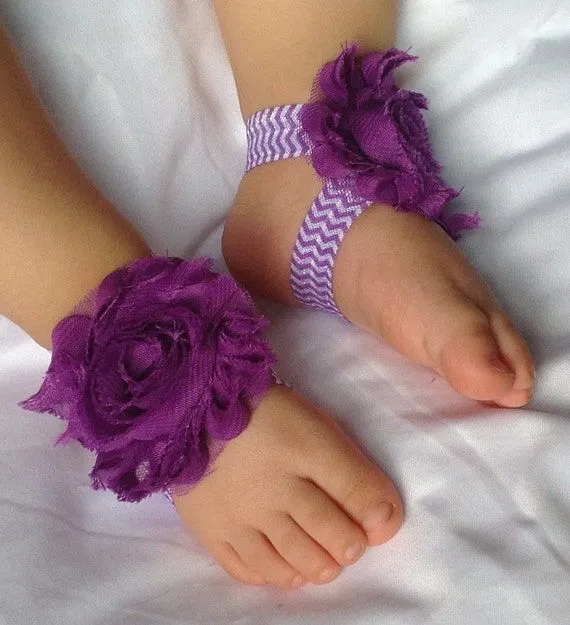 Como hacer sandalias descalzas para bebés - Imagui