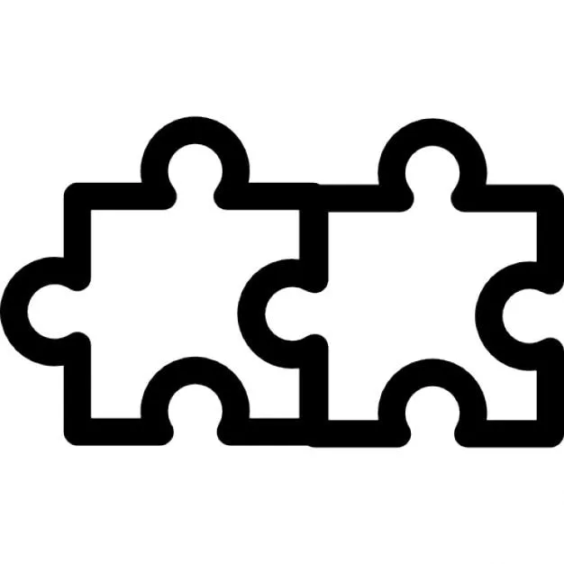Dos piezas de un rompecabezas | Descargar Iconos gratis Dos piezas de un rompecabezas | Descargar Iconos gratis
