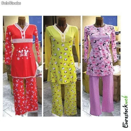 pijama-largo-para-mujer- ...