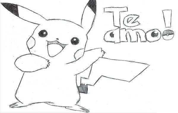 Pikachu dibujar - Imagui