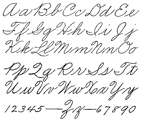 Abecedario en letra mano escrita - Imagui
