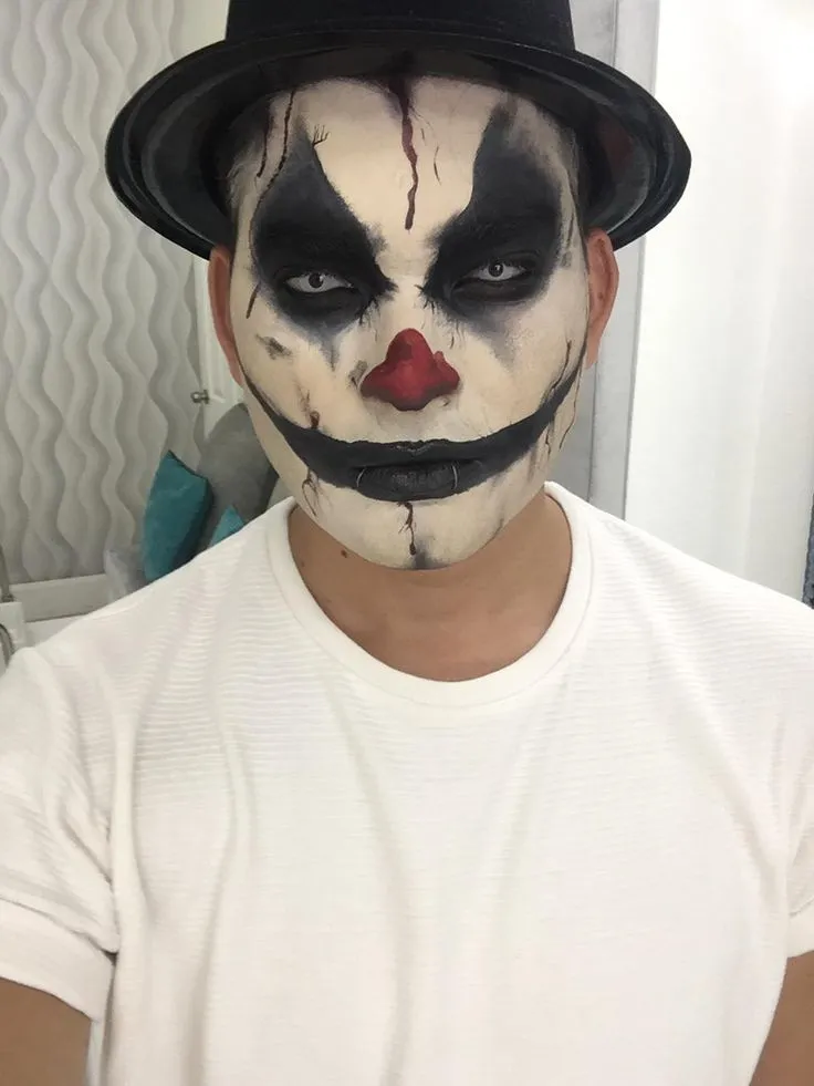Pin de AlexO HeRA en Disfraces | Maquillaje de halloween bonito, Maquillaje  halloween hombre con barba, Maquillaje halloween hombre