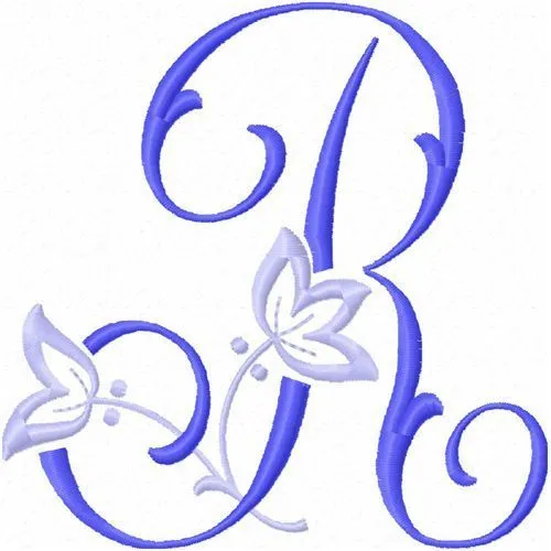 ABECEDARIO CON IMAGENES: ALFABETO CON BORDADO DE FLOR AZUL ABECEDARIO CON IMAGENES: ALFABETO CON BORDADO DE FLOR AZUL