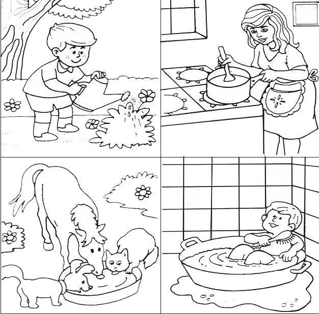 Pin de Angeluz en exploracion | Agua para colorear, Colores preescolares,  Hojas de ejercicios de geometría