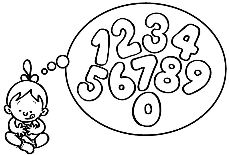 Dibujos para colorear los numeros 10 - Imagui