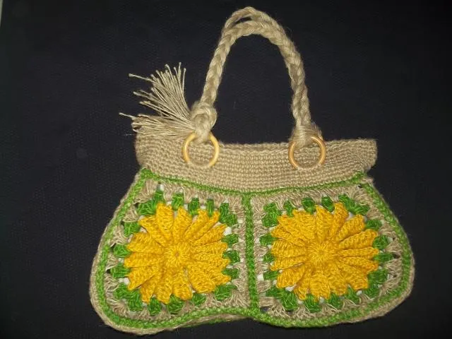 Bolsas tejidos a crochet - Imagui