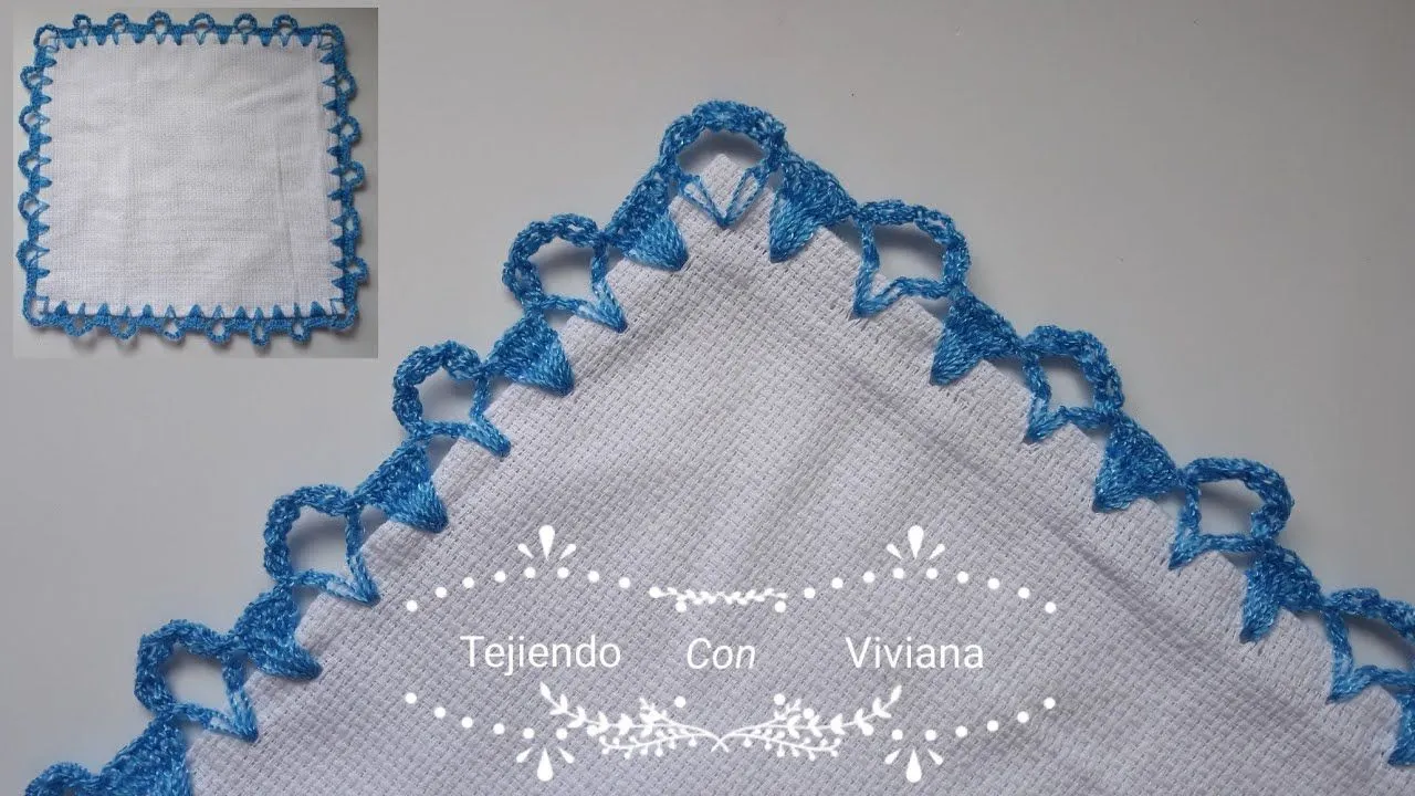 Pin en bordado puntilla
