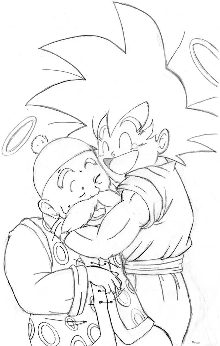 Pin Busqueda Para Dibujos Goku Super Sayayin Colorear Kamistad ...