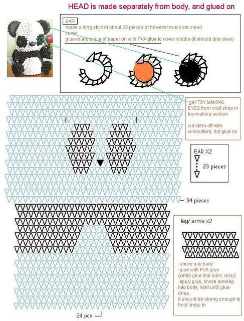 Pin by Atty Winia on 3d origami | Pinterest | 3d Origami, Pandas ... Pin by Atty Winia on 3d origami | Pinterest | 3d Origami, Pandas ...