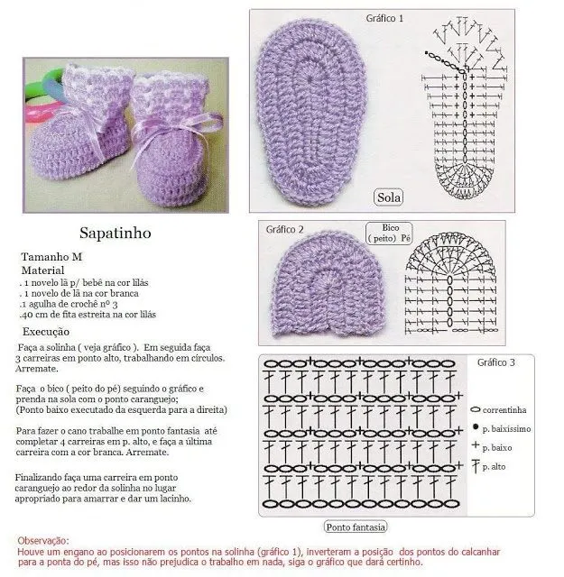 TRICO y CROCHET-madona-mía: Patrón de Zapatitos de bebe | zapatos ... TRICO y CROCHET-madona-mía: Patrón de Zapatitos de bebe | zapatos ...