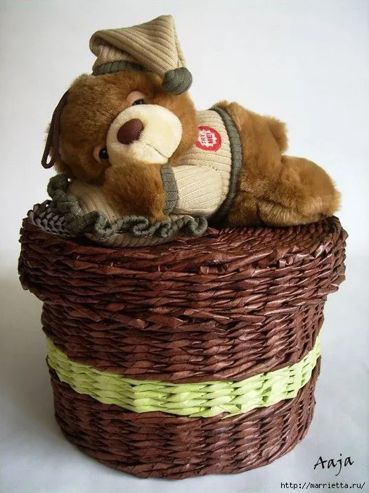 Pin by Maria Cristina on CESTERIA: PAPEL,MIMBRE,ETC | Pinterest