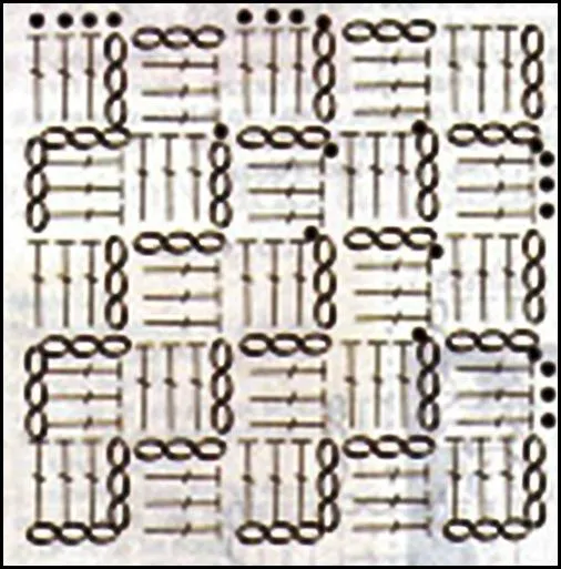 GRAFICOS=PATRONES=CROCHET =TRICOT = DOS AGUJAS: PUNTOS A CROCHET ...