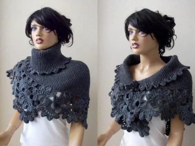 Accesorios tejidos a crochet para el cuello - Imagui Accesorios tejidos a crochet para el cuello - Imagui
