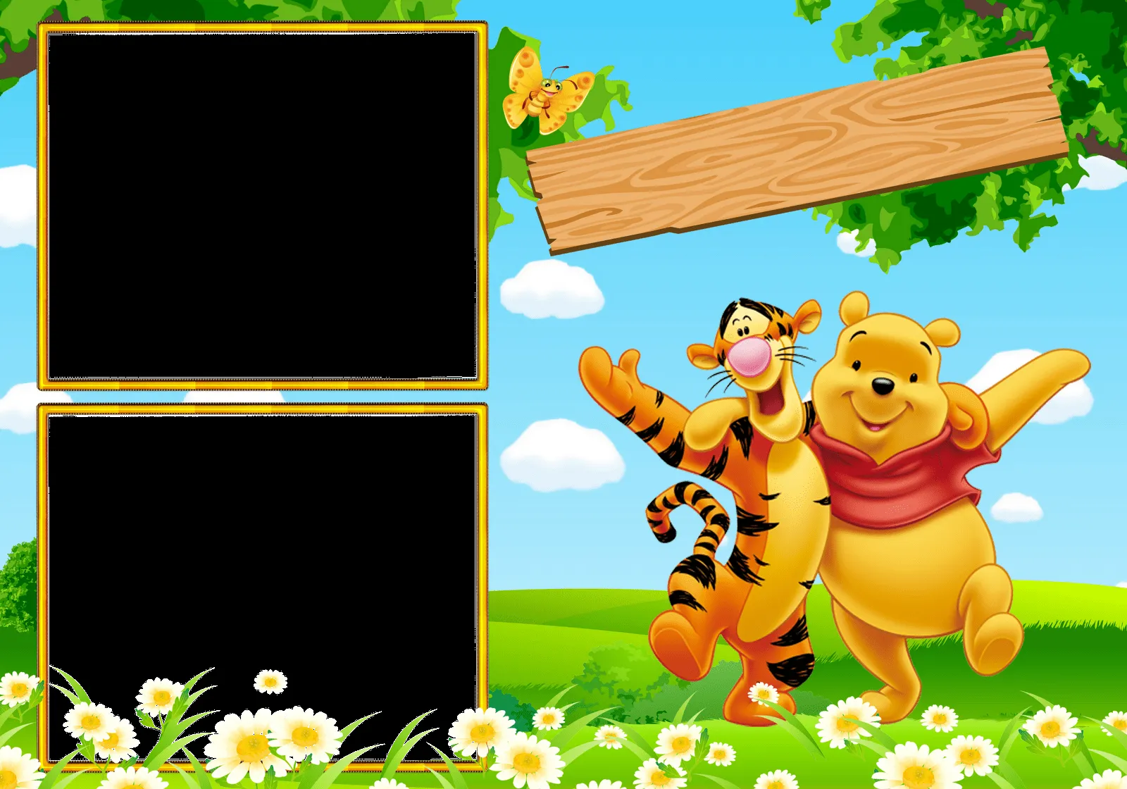 MARCOS PARA PHOTOSHOP Y ALGO MAS: WINNIE POOH | fondos | Pinterest ...