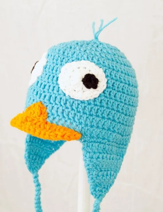Perry the Platypus Earflap Hat from Phineas and Ferb | Gorros ... Perry the Platypus Earflap Hat from Phineas and Ferb | Gorros ...