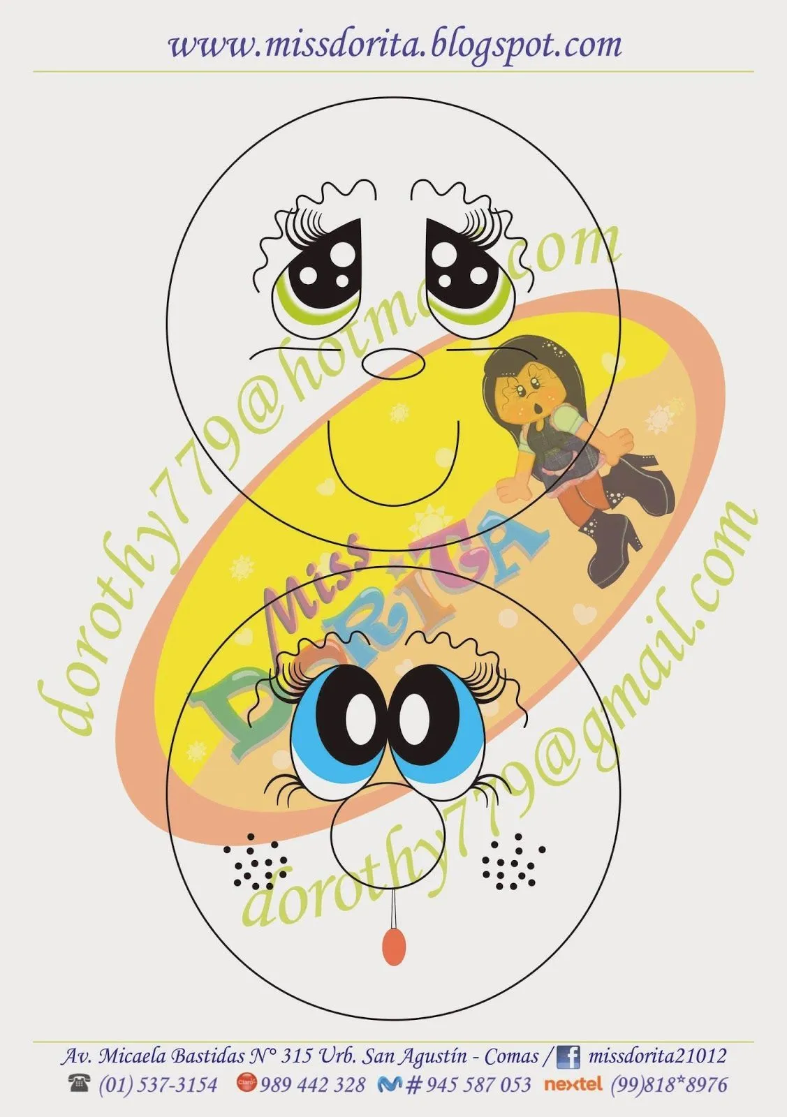 Pin en Caritas y ojos