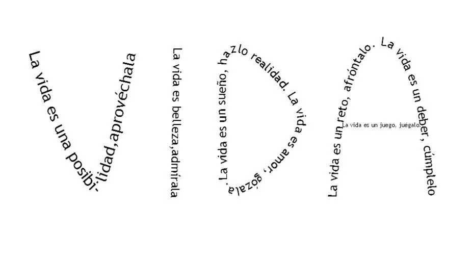 Pin de cristian andres en Cosas que ponerse | Caligramas faciles, Ejemplos  de caligramas, Caligrama en español