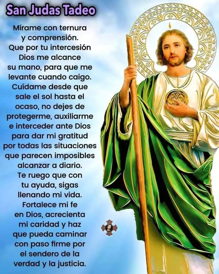 Pin de Derlyn Sanchez en Oraciones | Imágenes de san juditas, San judas tadeo oracion, Oracion a judas tadeo Pin de Derlyn Sanchez en Oraciones | Imágenes de san juditas, San judas tadeo oracion, Oracion a judas tadeo