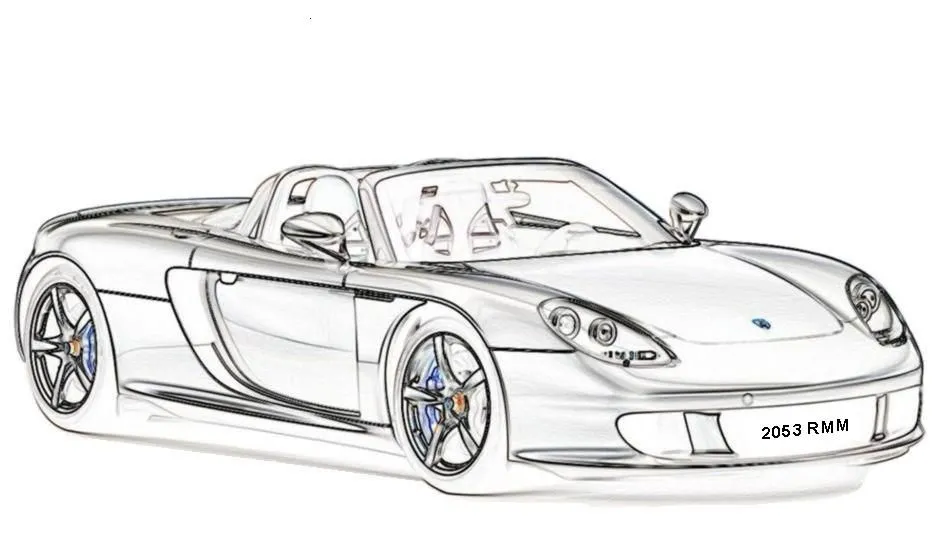 dibujo de porche Colouring Pages