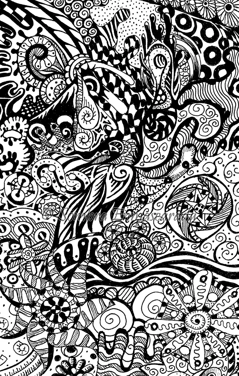 Diseños abstractos blanco y negro - Imagui