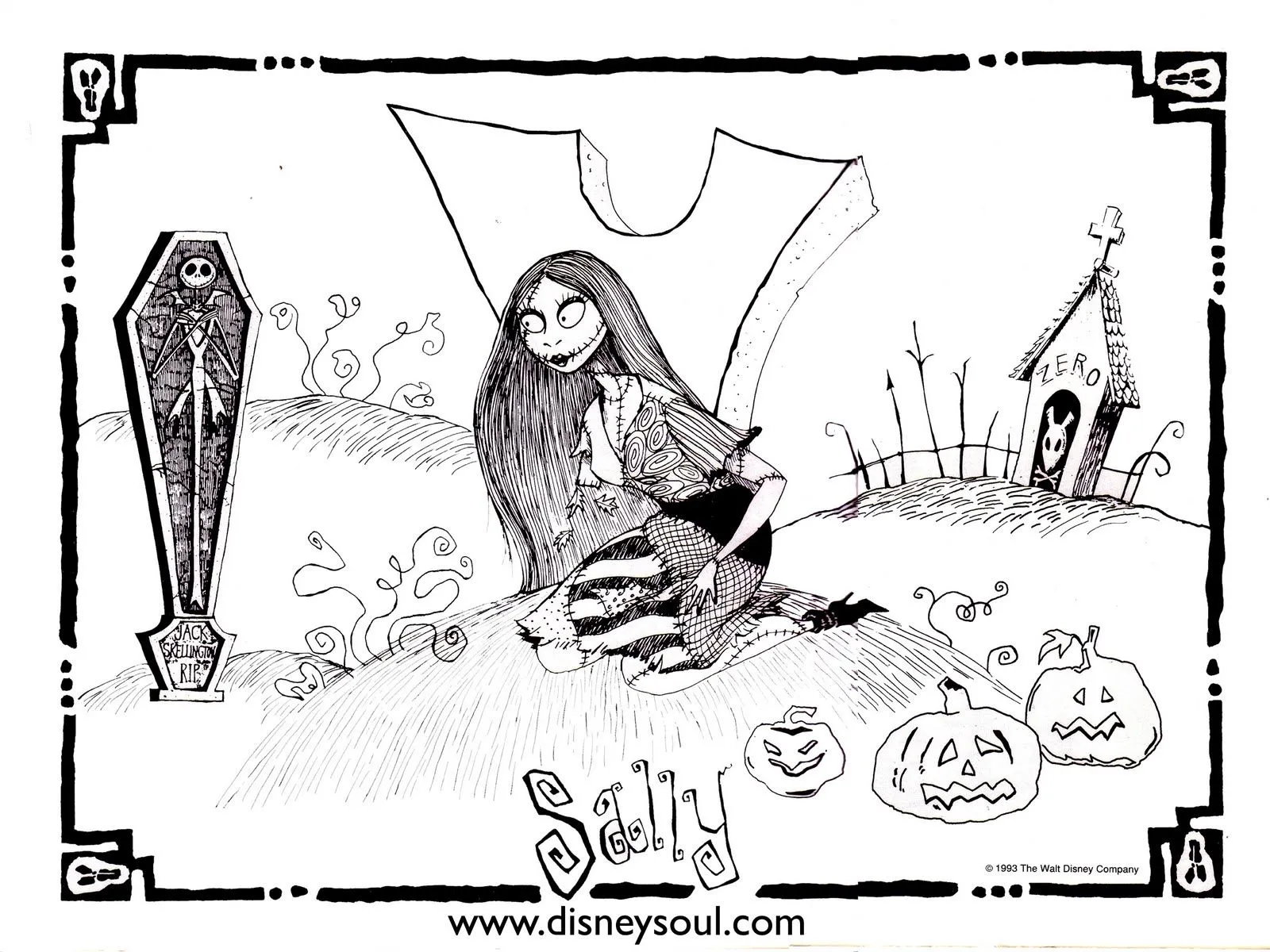 Pin Jack Skellington Coloring Pages Nightmare Before Christmas on ... Pin Jack Skellington Coloring Pages Nightmare Before Christmas on ...