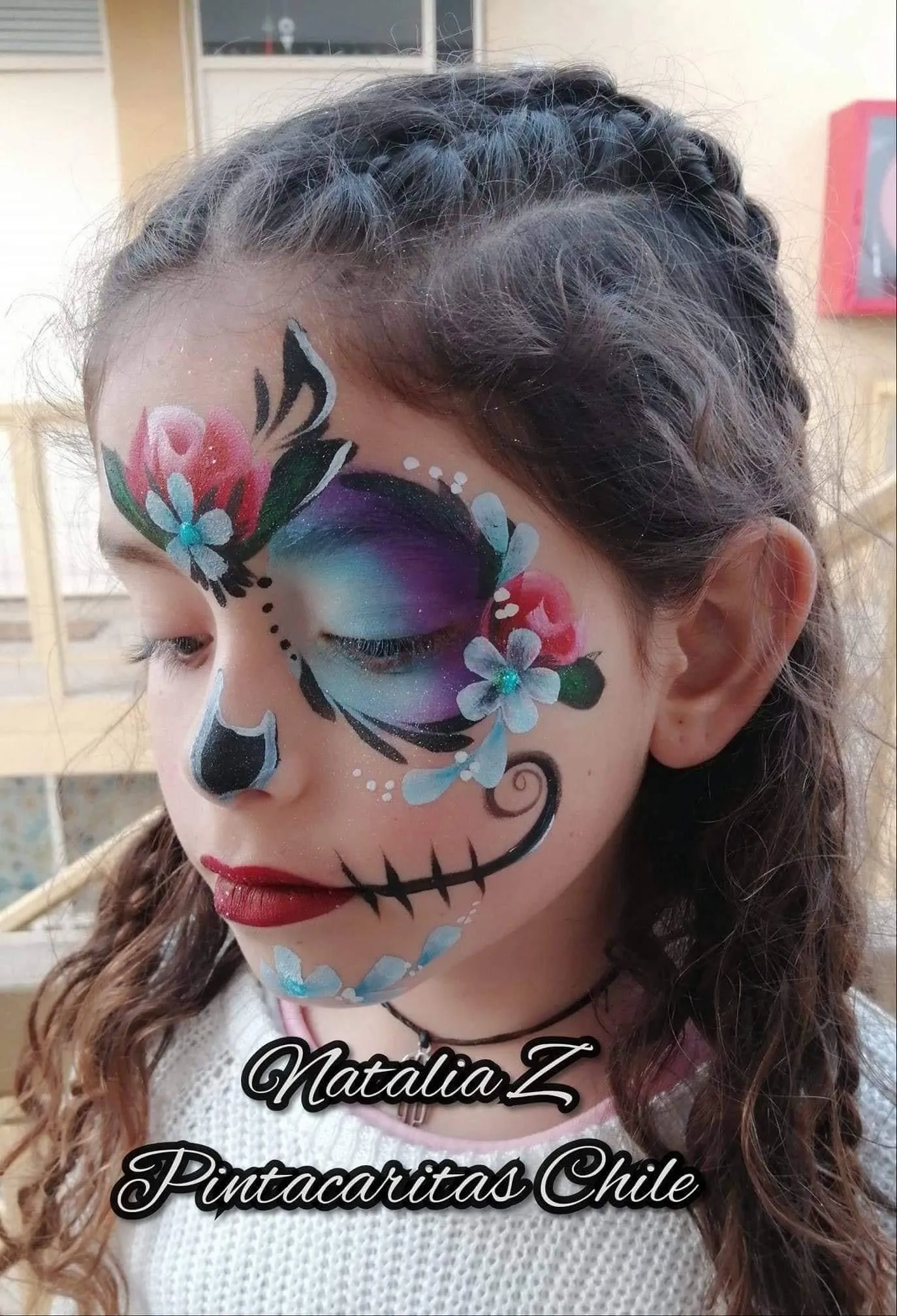 Pin de ΠΑΙΧΝΙΔΙΣΜΑΤΑ en FACE PAINTING | Maquillaje de fantasia infantil,  Ideas de maquillaje de halloween, Pintacaritas de halloween
