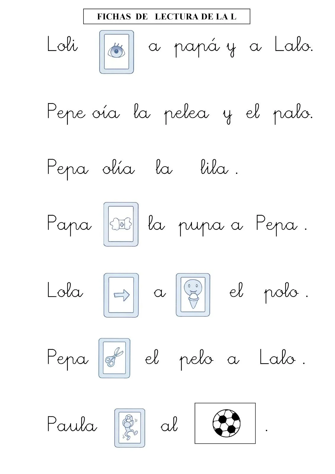 Pin Fichas De Lectura Letra P Pelautscom on Pinterest