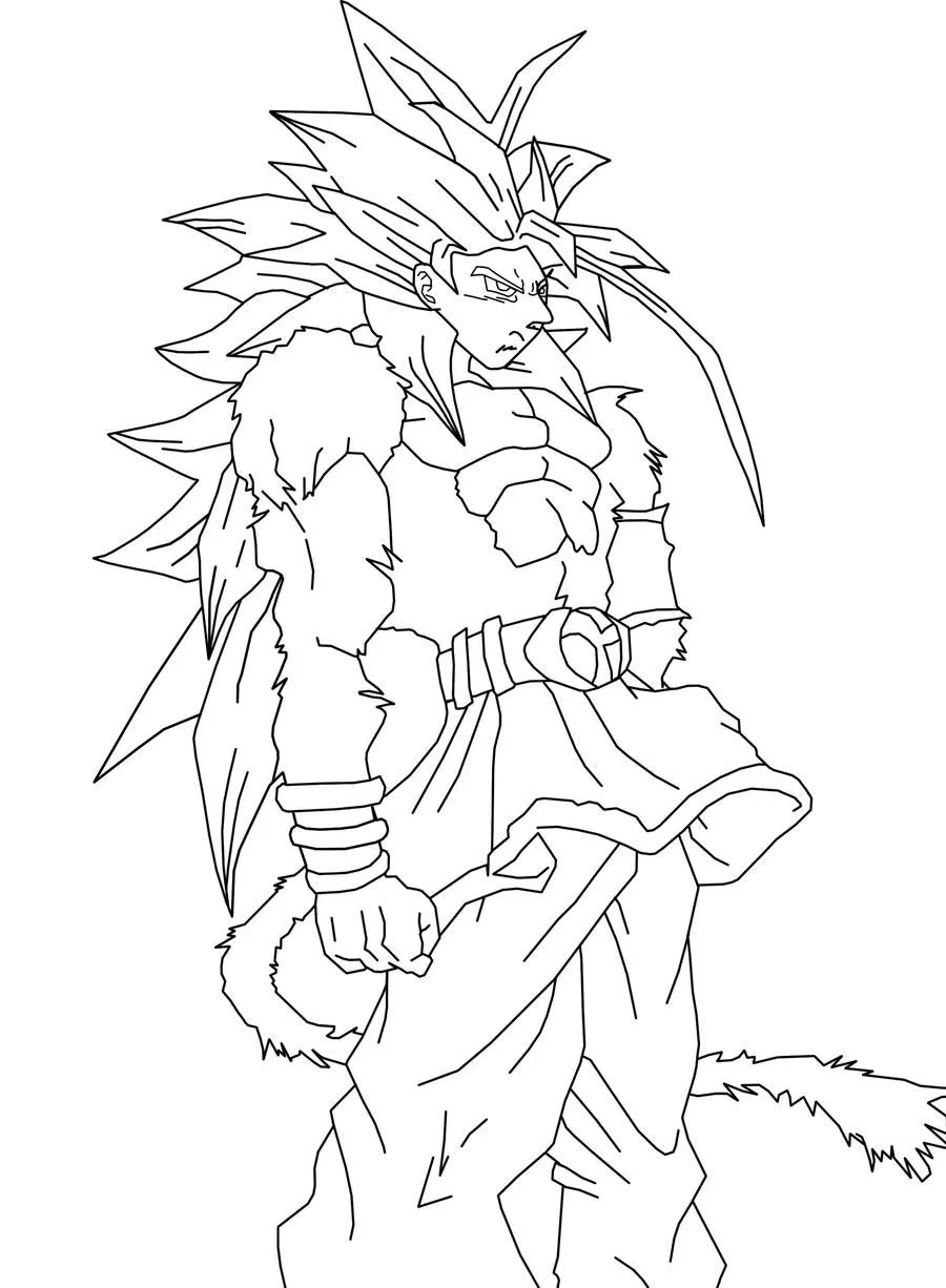 Pin Gohan Ssj5 Lineart By Jamalc157 on Pinterest