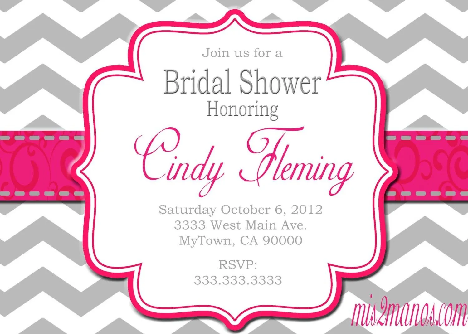Pin Invitaciones Para Despedida Soltera Roas Gris on Pinterest